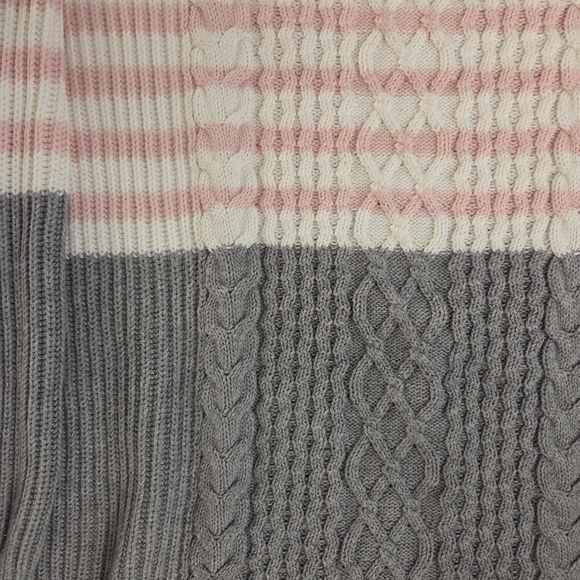 Tommy Hilfiger Cream and Gray Striped Sweater - Picture 5 of 9